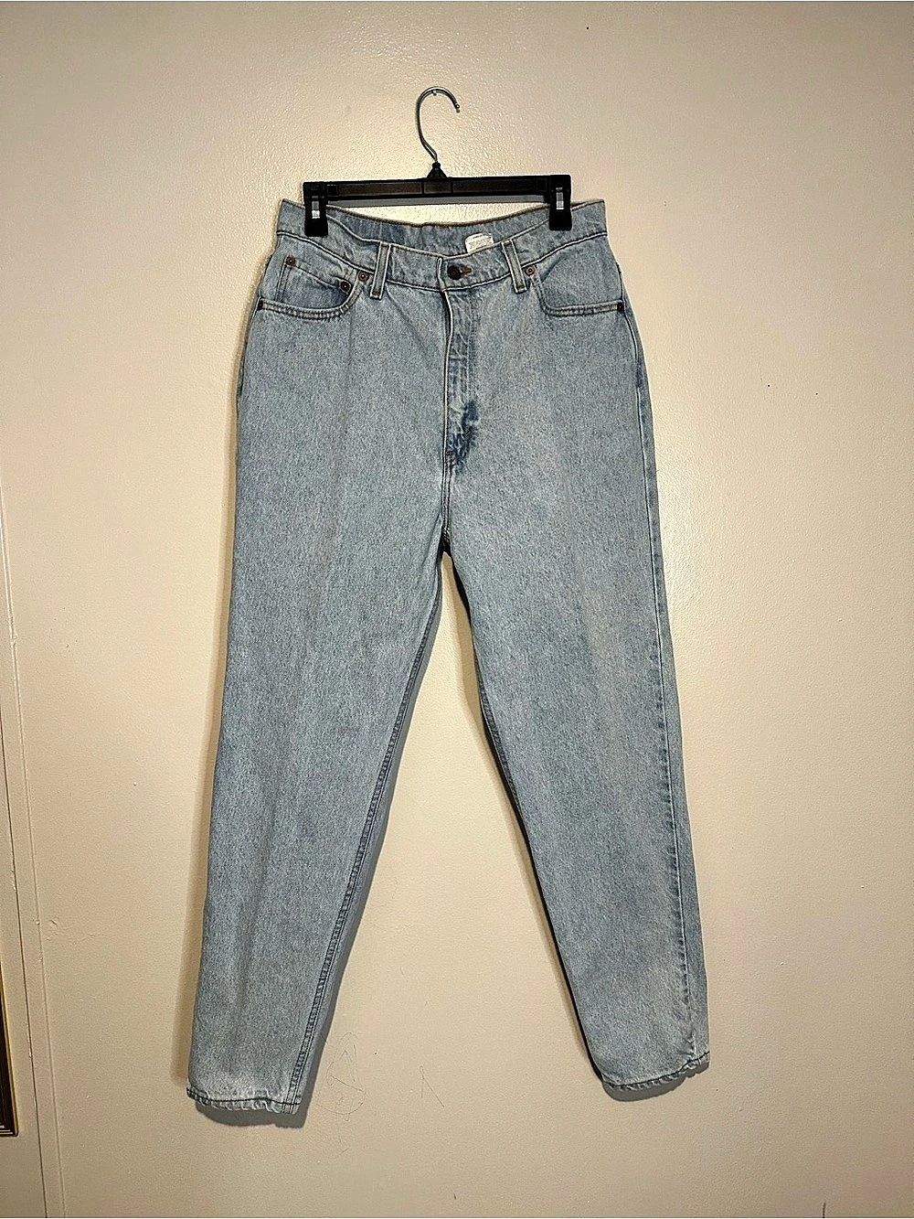 Vintage Levi's 521 Tapered Fit Jeans made in USA 16 Med Womens 1990s Momcore